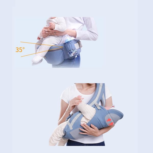 Porte bébé Bleu – Image 2